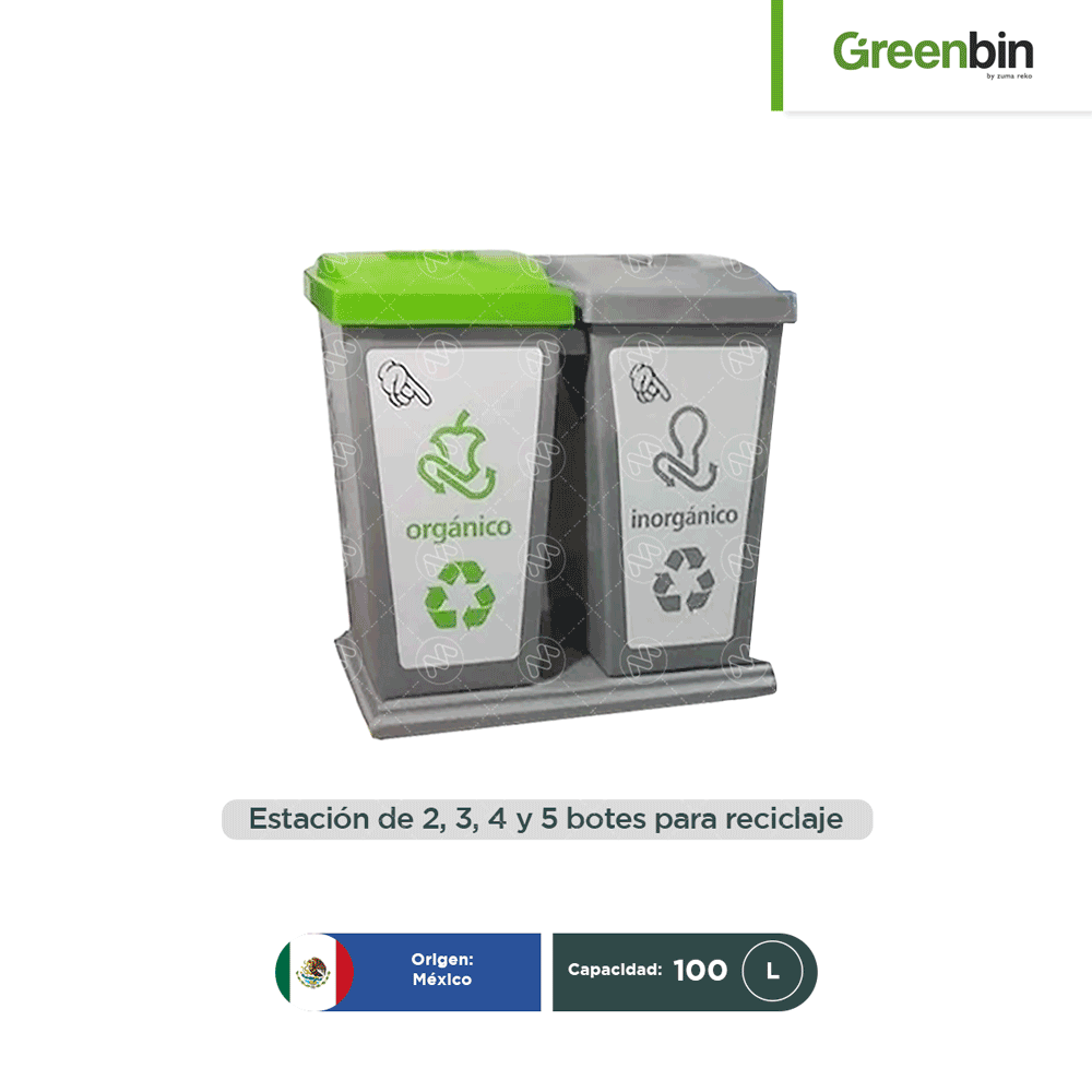 estacion ecologica 2 a 5 div fibra de vidrio con base greenbin 100 l 001